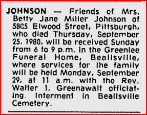 Betty Jane Johnson
